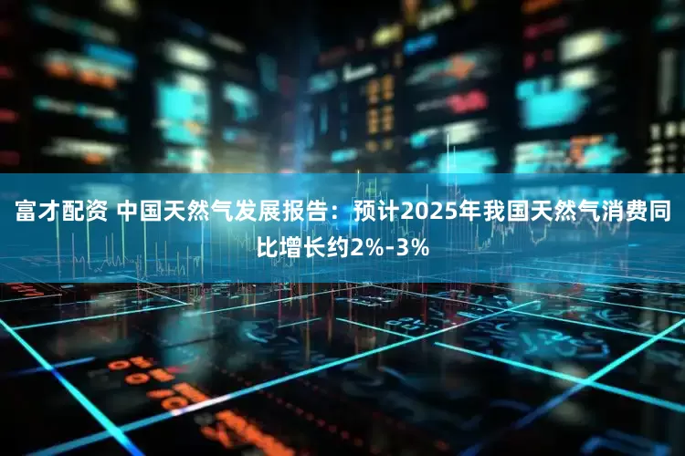 富才配资 中国天然气发展报告：预计2025年我国天然气消费同比增长约2%-3%
